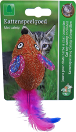 Glittermuis met Verenstaart Assorti, 8 cm