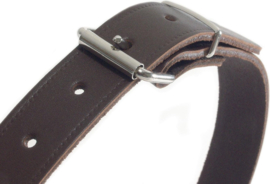 Halsband Hond - Leer - Bruin - 47 cm x 18 mm - 8712695052067