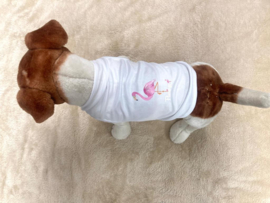 T-shirt Flamingo Wit €5,95
