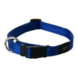 Rogz halsband Nitelife 20-31cm blauw