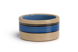 Universele voerbak blauw band 12cm