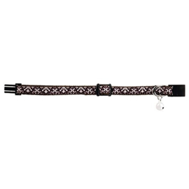 Nylon kittenband, Mystic Bruin 14 tot 23 cm