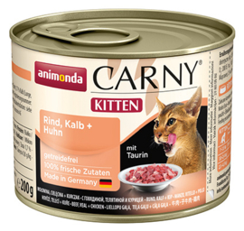 Carny Kitten Rund, Kalf & Kip 200gr