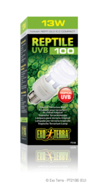 Exo Terra Reptile UVB100 Tropische Terrariumlamp 13W