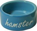 Hamster eetbak steen blauw 9cm