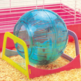 Joggingbal / Loopbal (3 in 1) met statief 170mm - hamster