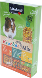 Vitakraft Kracker Honing & Groente & Sinaasappel 168gr - Cavia - 3 st