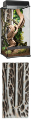Exo Terra Terrarium incl. achterwand 45x45x90 cm - Rainforest / Paludarium
