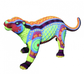 Dia De Los Muertos Jaguar ‘Glow-in-the-Dark’ - Meerkleurig