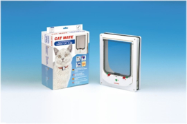 Catmate Kattenluik Electromagnetische Kattendeur Grote Kat Wit