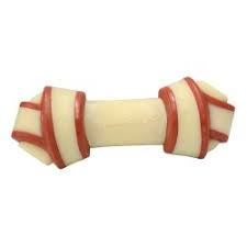 Nylabone Dura Chew Rawhide Knoop Rund Smaak - 18cm