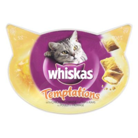 Whiskas Temptations Kip & Kaas 60 gram