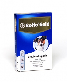 Bolfo Gold Hond 100 (4 tot 10 kg) 2 pipetten