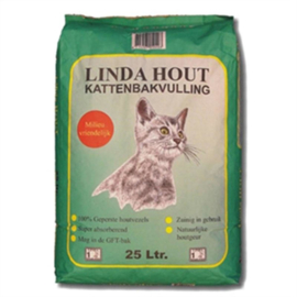 Linda Hout Kattenbakvulling 25ltr
