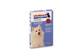 Milbemax Kauwtabletten Kleine Hond en Puppy 4st (1-5kg)