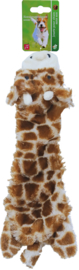 Hondenspeelgoed Giraffe Plat Pluche 35 cm zonder piep