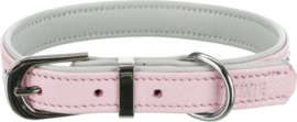 Active Comfort Halsband met Strass-Steentjes - Roze - XS-S - 20-24 cm/12 mm