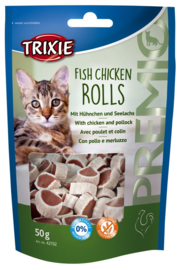 Fish & Chicken Rolls Kattensnack 50gr