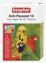 Anti-Parasiet 10 voor vogels van 20-50 gram