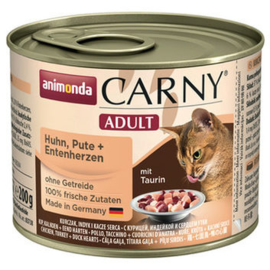 Carny Adult Kip, Kalkoen & Eendenhart 200gr