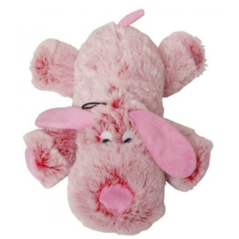 Knuffel Harige Hond Roze 35cm