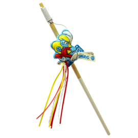 De Smurfen Vliegende Speelhengel Kat - Assorti - 46x6x2