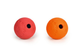 Rubber Snackbal met Doolhof - 11,5cm - Assorti