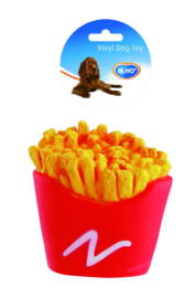 Hondenspeelgoed Vinyl Food Frietjes 10x6x10cm