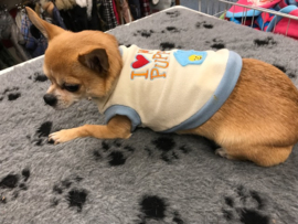 I Love My Puppy Truitje Blauw €9,95