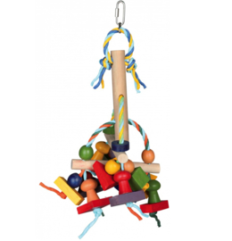 Speelgoed met Papieren Bandjes, Hout, Meerkleurig - 31cm