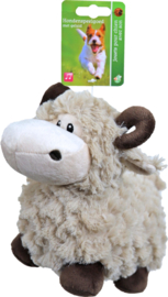 Pluche schaap Beige, 18 cm met piep