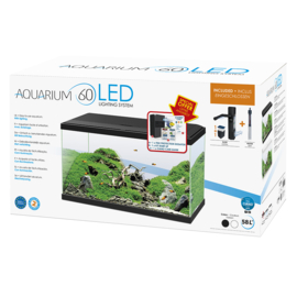 Ciano Aquarium 60 LED Wit - 60x30x41cm €129,-
