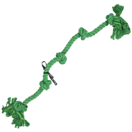 'Floss' Speeltouw 5 Knopen Groen XXXXXL 120 cm
