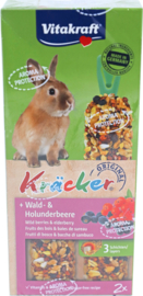 Vitakraft Kracker Bosbes 112gr - Konijn - 2st