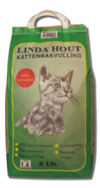 Linda Hout Kattenbakvulling 8ltr