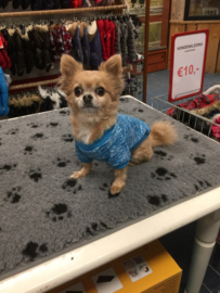 Winter warme trui blauw €10,-