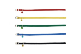 Nylon Kattenhalsbandje Elastisch met Bel Zwart