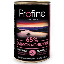 Profine Pure Meat Zalm/Kip Graanvrij 400gr