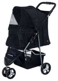 HondenBuggy - Zwart - 47 × 100 × 80 cm - tot 11 kg