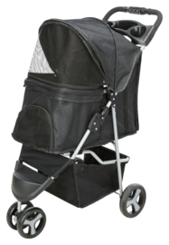 HondenBuggy - Zwart - 47 × 100 × 80 cm - tot 11 kg