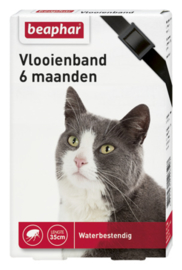 Vlooienband Kat Zwart 1st