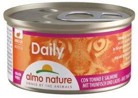 Almo Nature Daily Menu Tonijn en Zalm 85gr