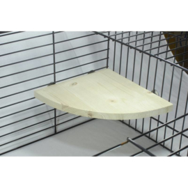 Zitplank hout hoek ca. 22cm