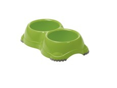 Smarty Voerbak Dubbel Hond Groen 14cm