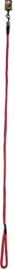 Gevlochten Nylon Sierlijn Rood/Zwart, 10mm/120cm