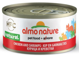 Almo Nature Kip met Garnaal 70gr