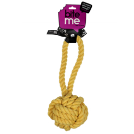 'Are You Knots' Bal Met Lus Geel 37 cm