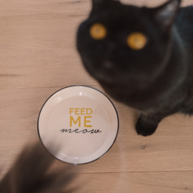 Eetkom Stone Feed Me Meow 13,8cm