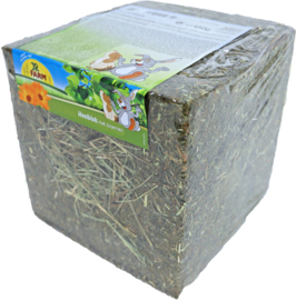 JR Farm Hooiblok met Bloemen 450g