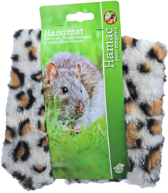 Knaagdier Hangmat Pluche Luipaard Print, 35 cm